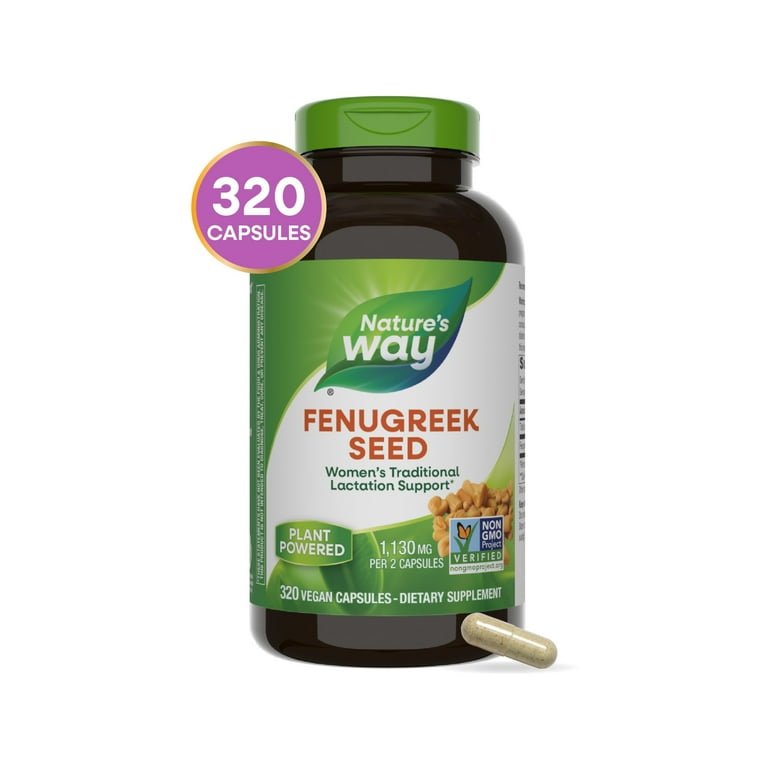 Nature's Way Fenugrec (graines) 320 Vcaps