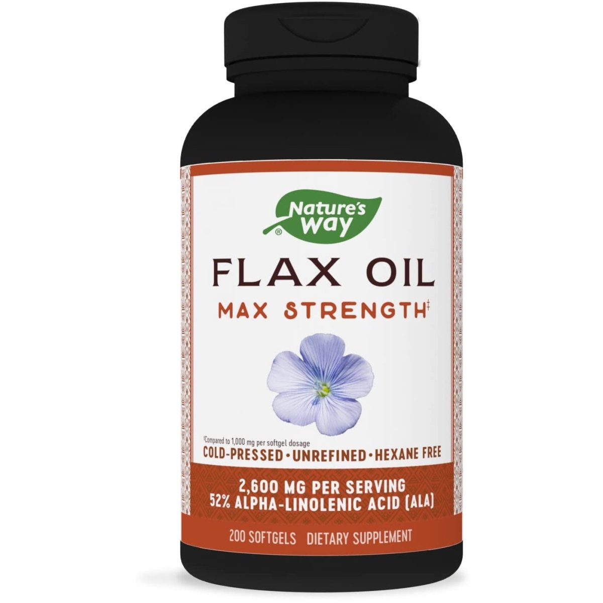 Nature's Way Flax Oil Max Strength® - 200 Softgels