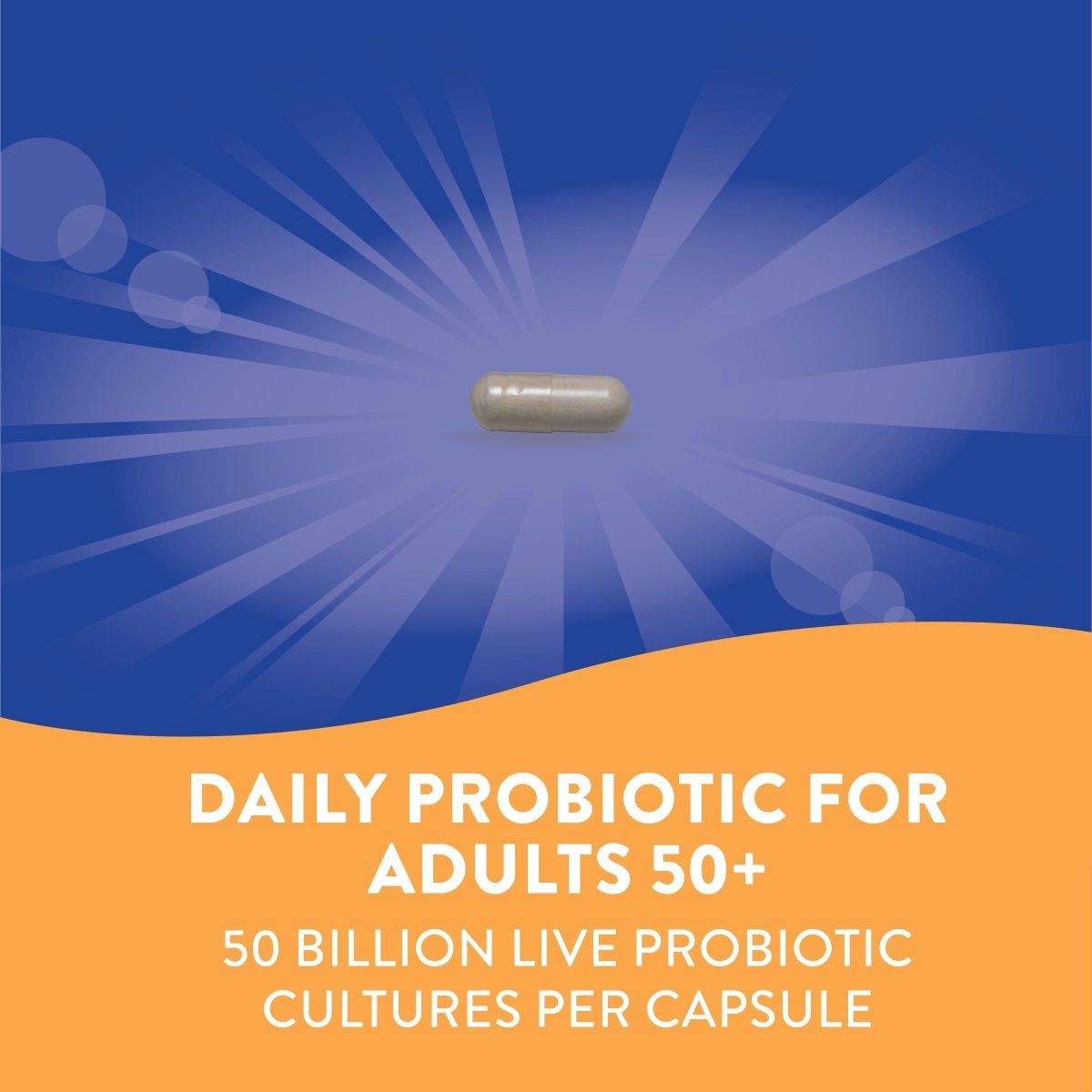 Nature's Way Fortify Probiotique Quotidien 50 Milliards Adultes 50+ 30 Gélules