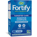 Nature's Way Fortify Daily Probiotiques et Enzymes, Santé Digestive Complète Ciblée pour Hommes et Femmes, 30 Gélules Végétaliennes