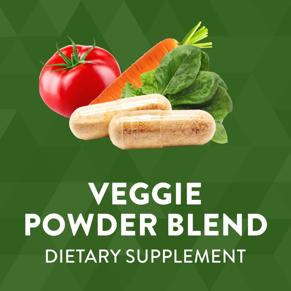 Nature's Way Garden Veggies - Mélange de légumes riches en nutriments en capsules pratiques - 60 capsules