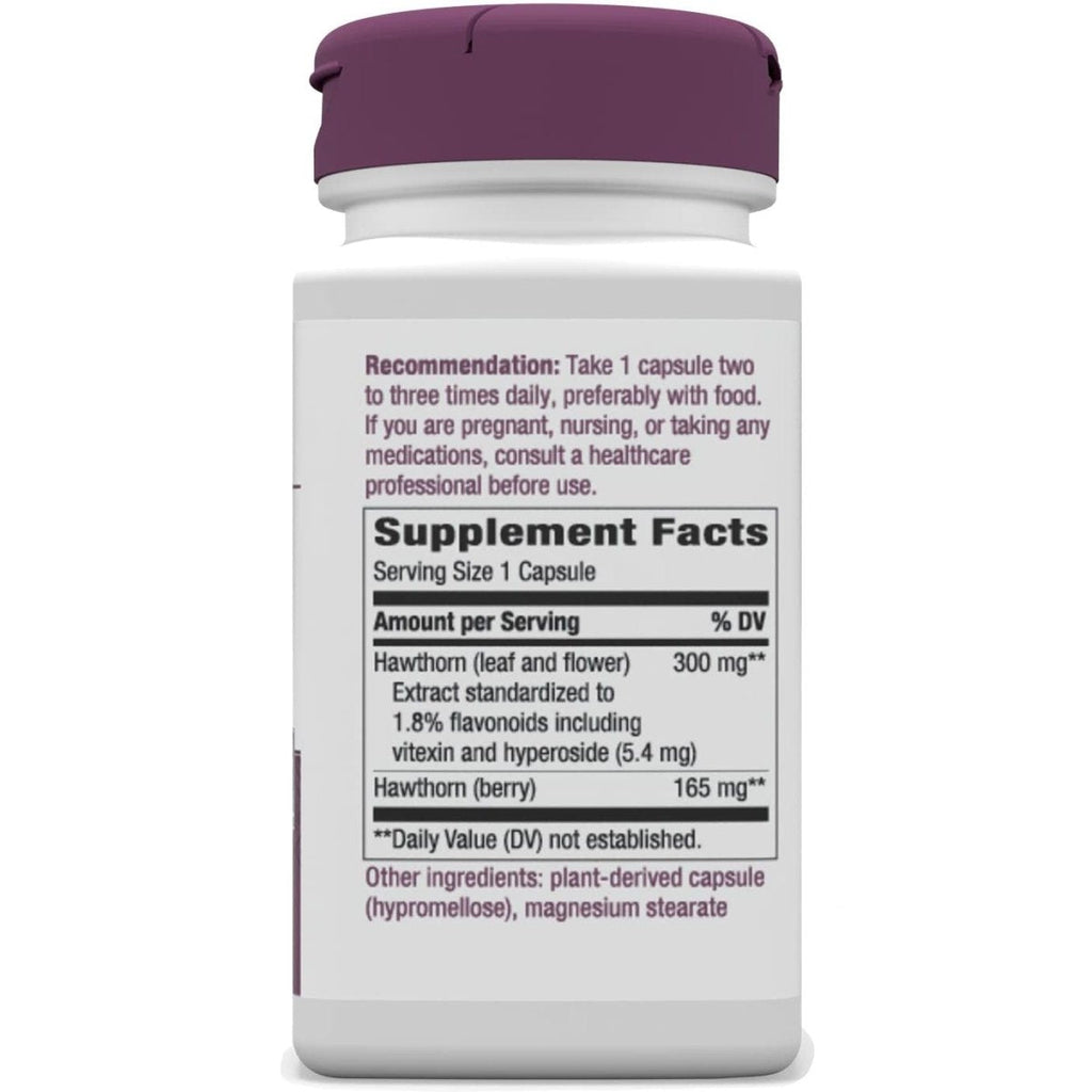 Nature's Way Aubépine en Capsules - Extrait 300mg, 90 Vcaps