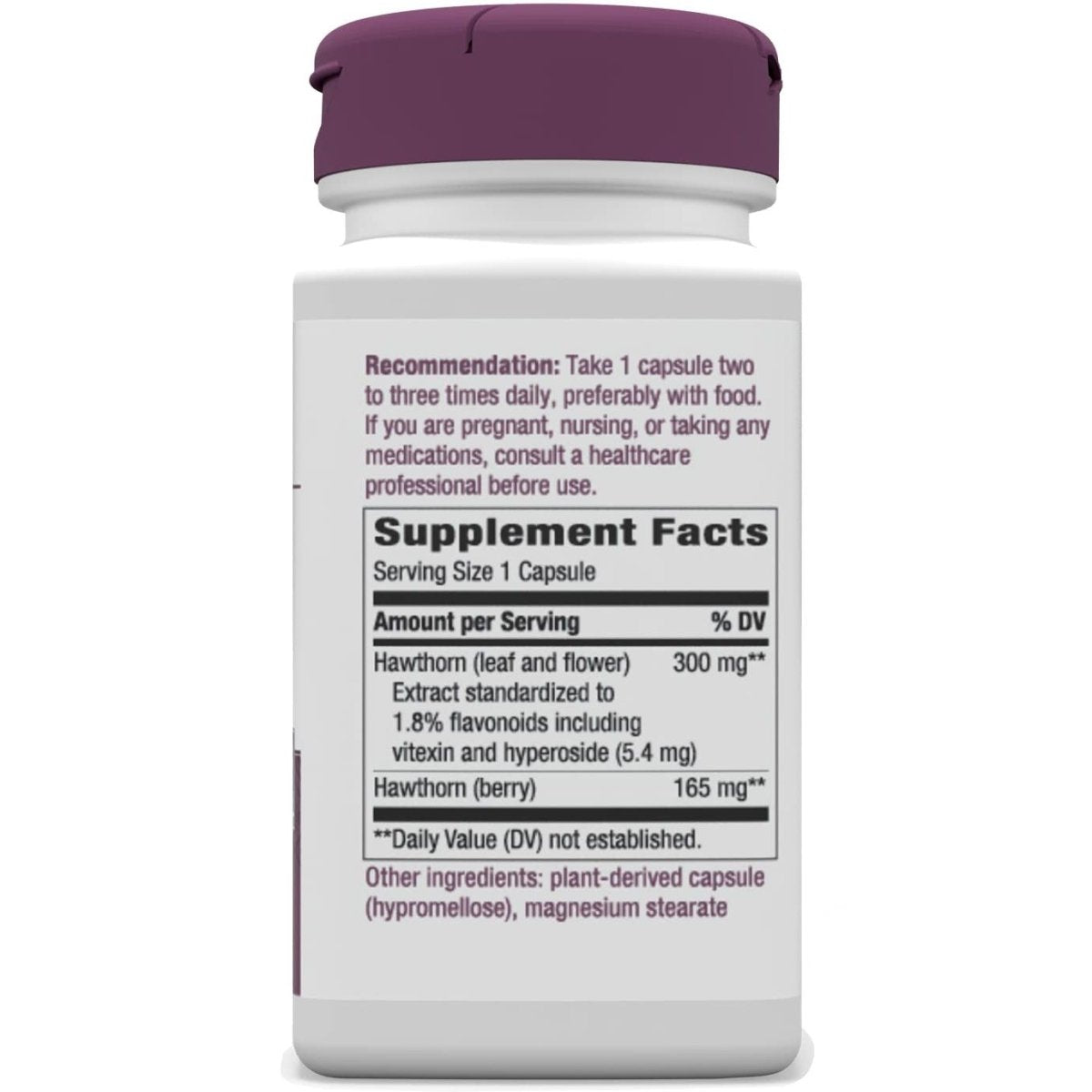 Nature's Way Aubépine en Capsules - Extrait 300mg, 90 Vcaps