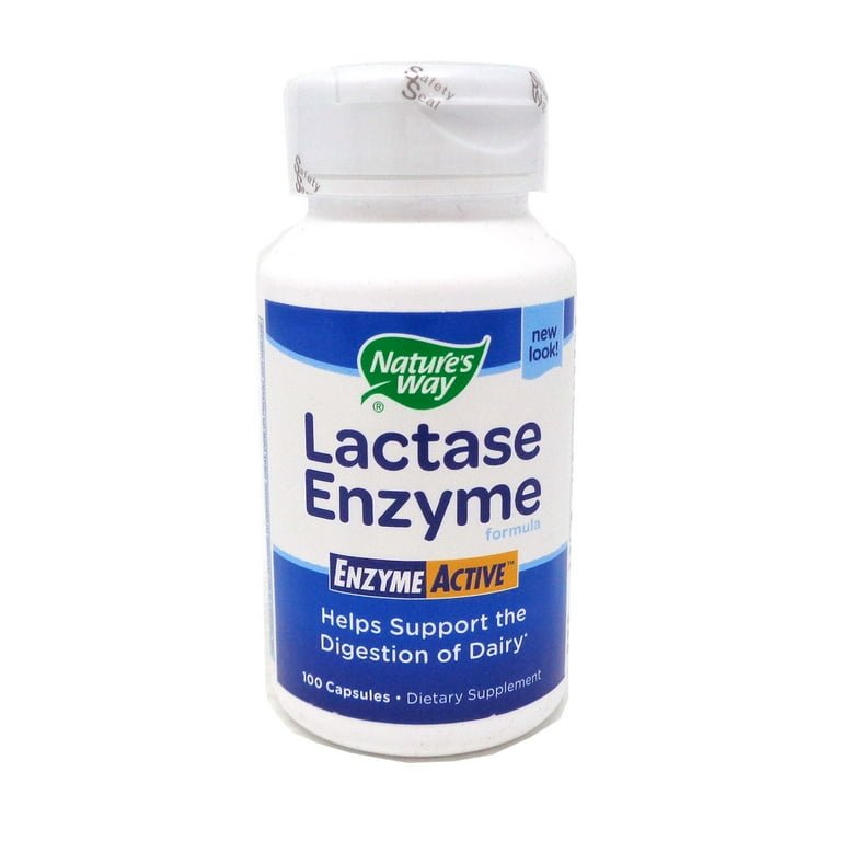 Nature's Way Lactase Enzyme 100 gélules - Lot de 2