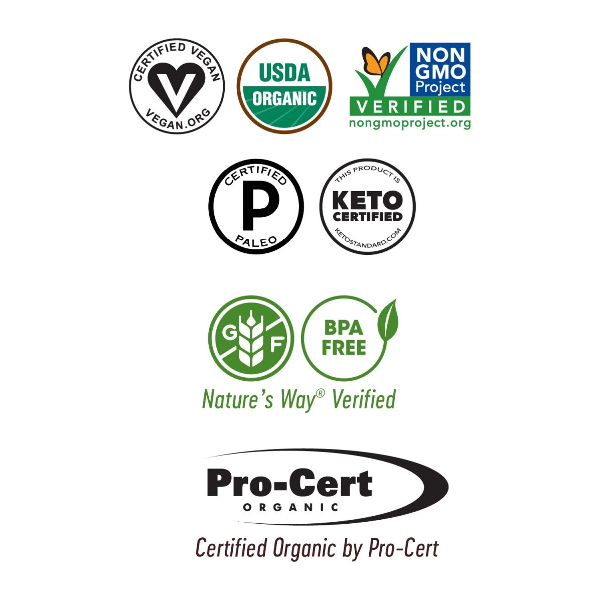 Huile de triglycérides à chaîne moyenne Nature's Way, carburant pour le cerveau et le corps à base de noix de coco ; certifiée céto et paléo, biologique, sans gluten, vérifiée Projet Sans OGM, 30 oz. liq.