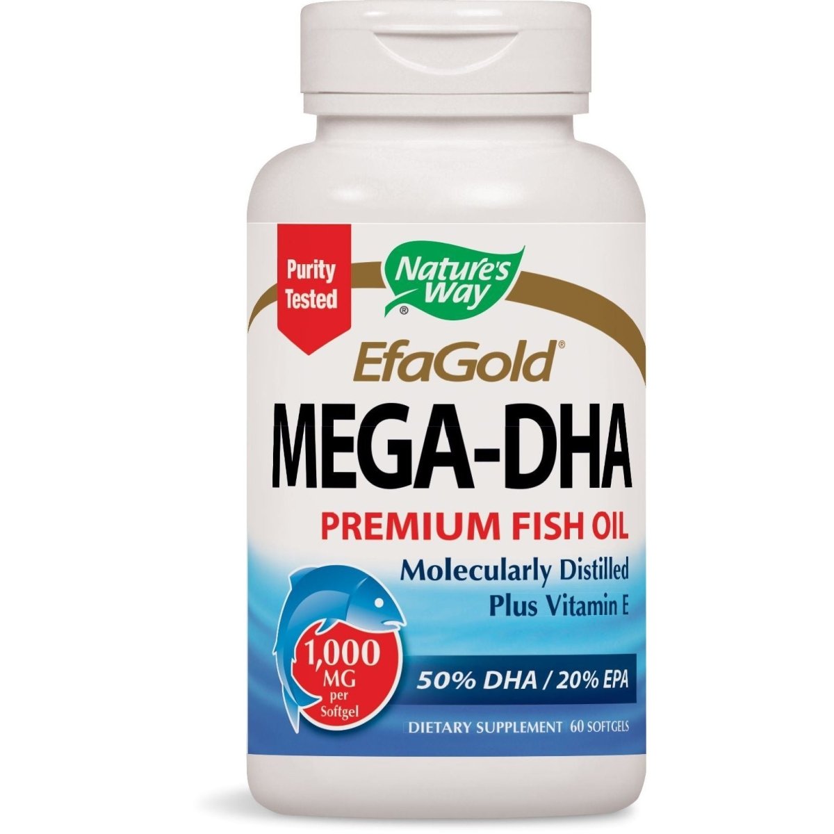 Nature's Way Mega-DHA Gélules, 1000 mg, 60 unités
