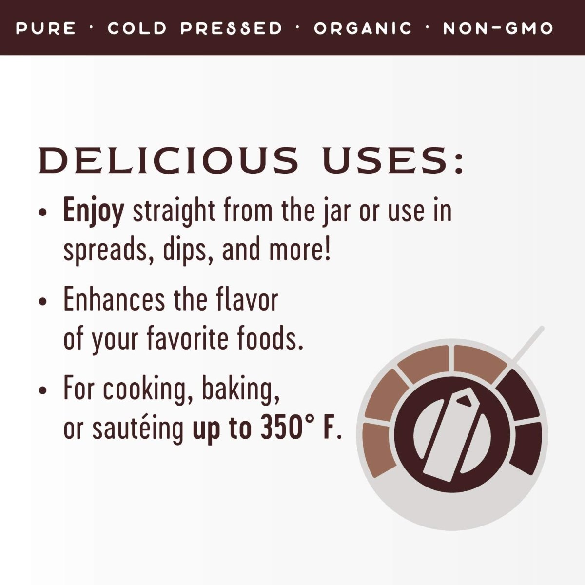 Nature's Way Organic Extra Virgin Coconut Oil, Pure & Unrefined, Cold-Pressed, USDA Organic