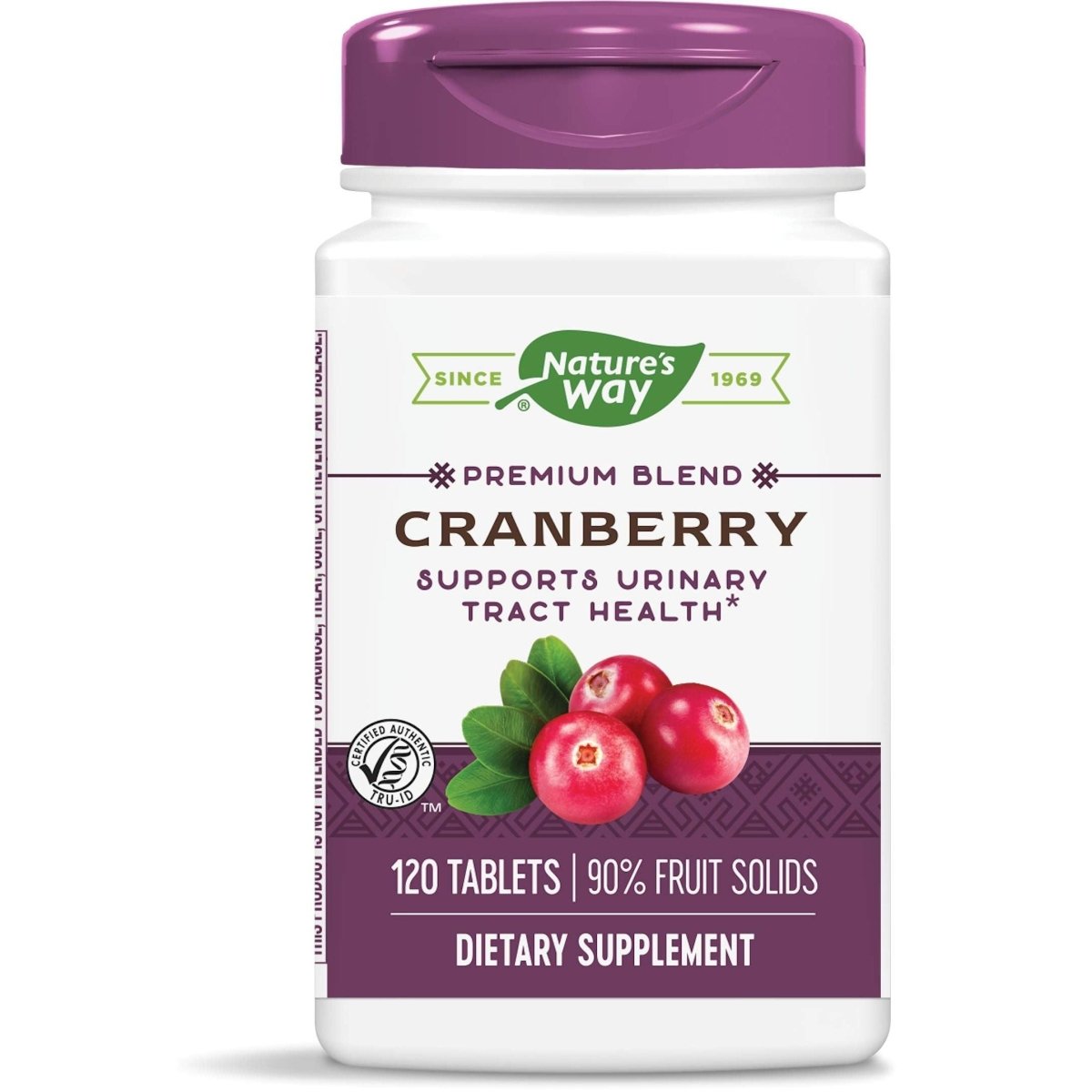 Nature's Way Premium Blend Canneberge 90 % Extrait de fruits 120 gélules