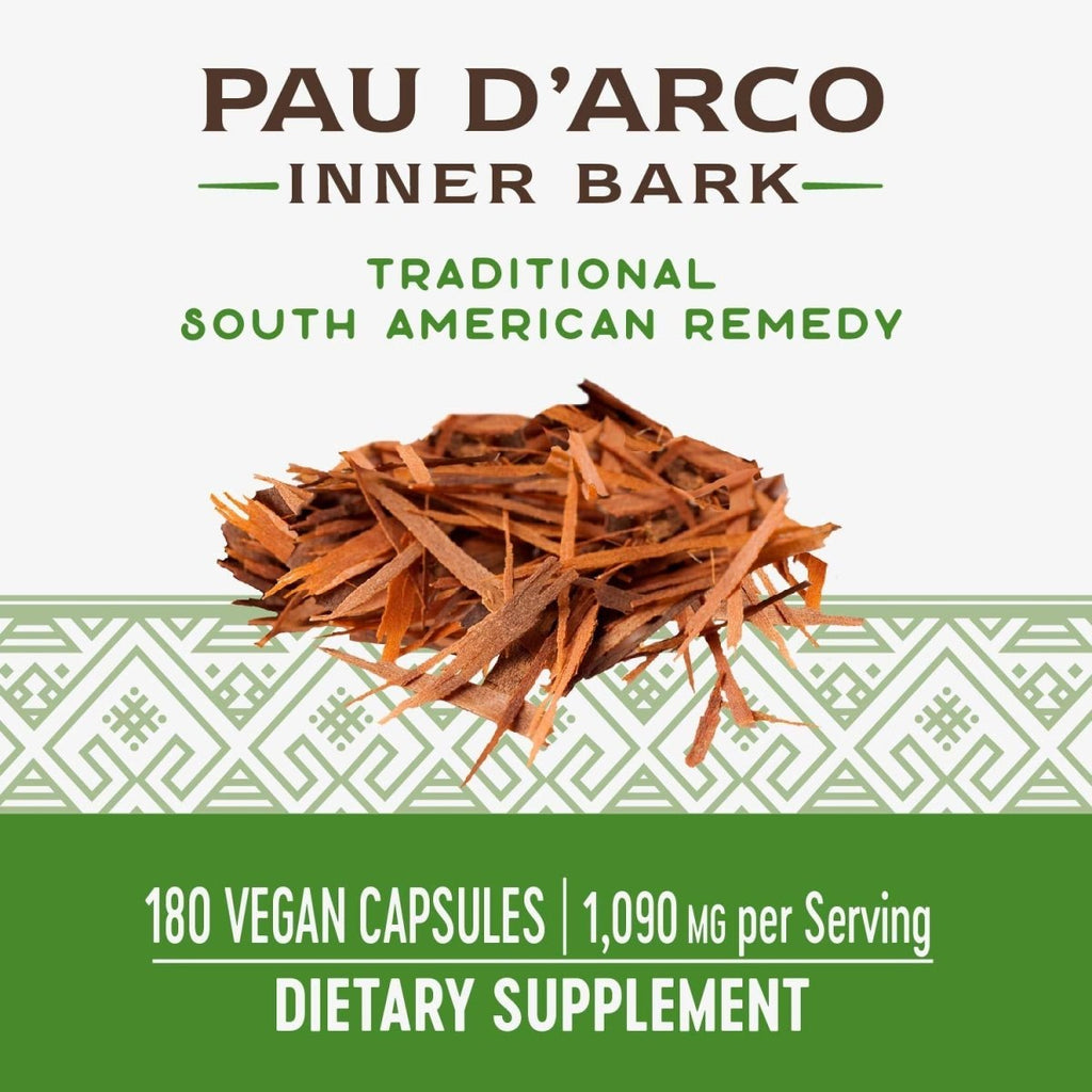 Écorce interne de Pau d'Arco Nature's Way Premium Herbal, 180 capsules