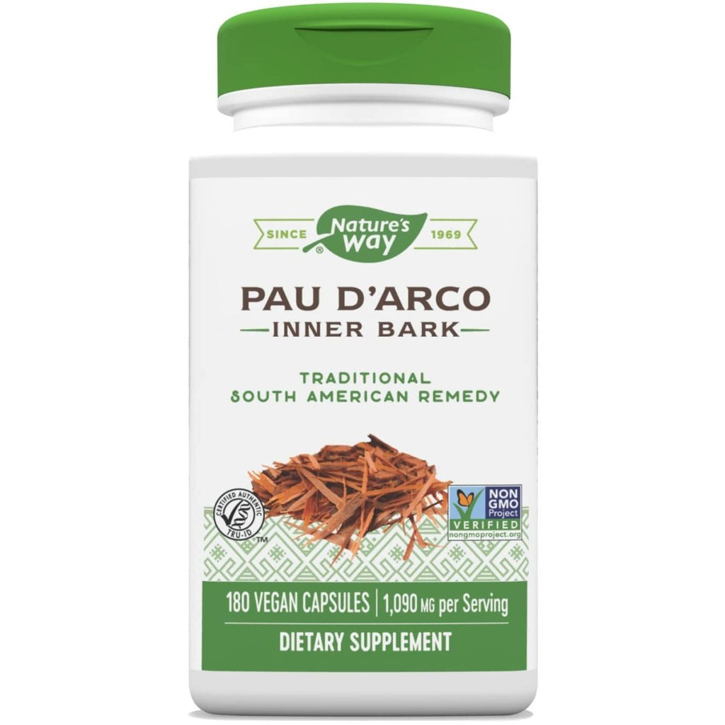 Écorce interne de Pau d'Arco Nature's Way Premium Herbal, 180 capsules
