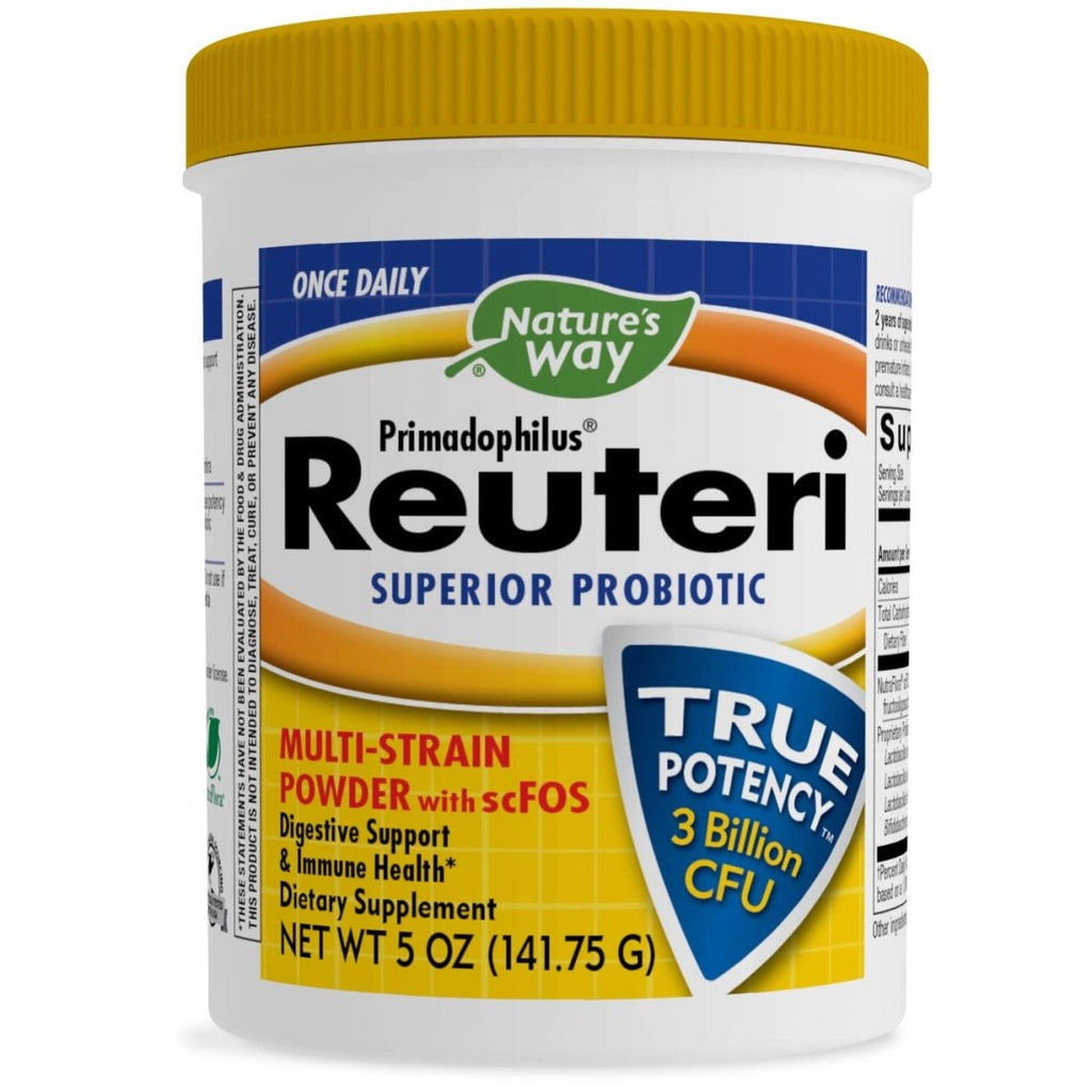 Primadophilus Reuteri Probiotique de Nature's Way, soutient la santé digestive et immunitaire, 3 milliards de cultures vivantes, 141 g.