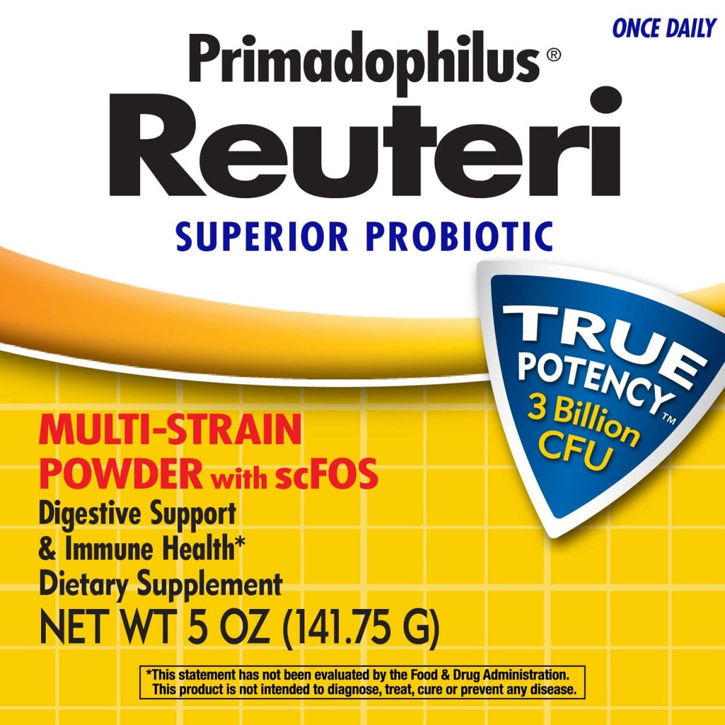 Primadophilus Reuteri Probiotique de Nature's Way, soutient la santé digestive et immunitaire, 3 milliards de cultures vivantes, 141 g.