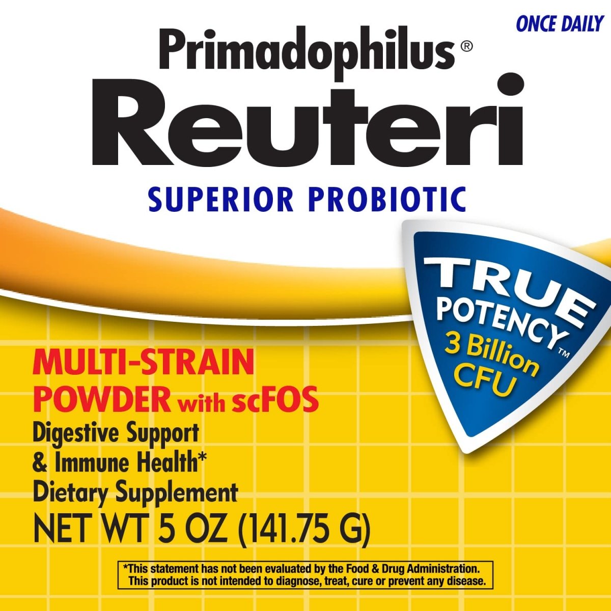 Primadophilus Reuteri Probiotique de Nature's Way, soutient la santé digestive et immunitaire, 3 milliards de cultures vivantes, 141 g.