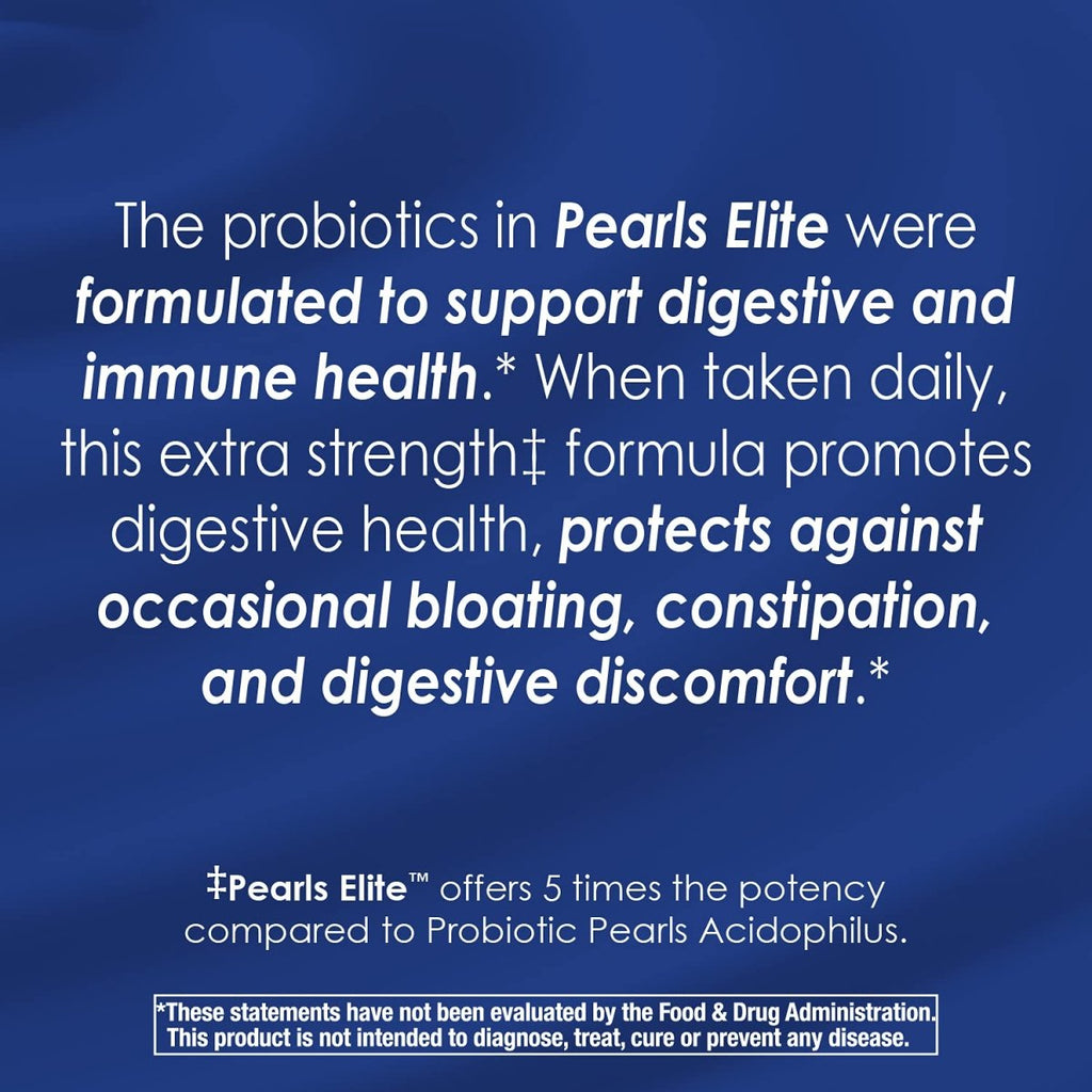 Nature's Way Probiotic Pearls Elite, 5 milliards de cultures vivantes, 30 gélules molles