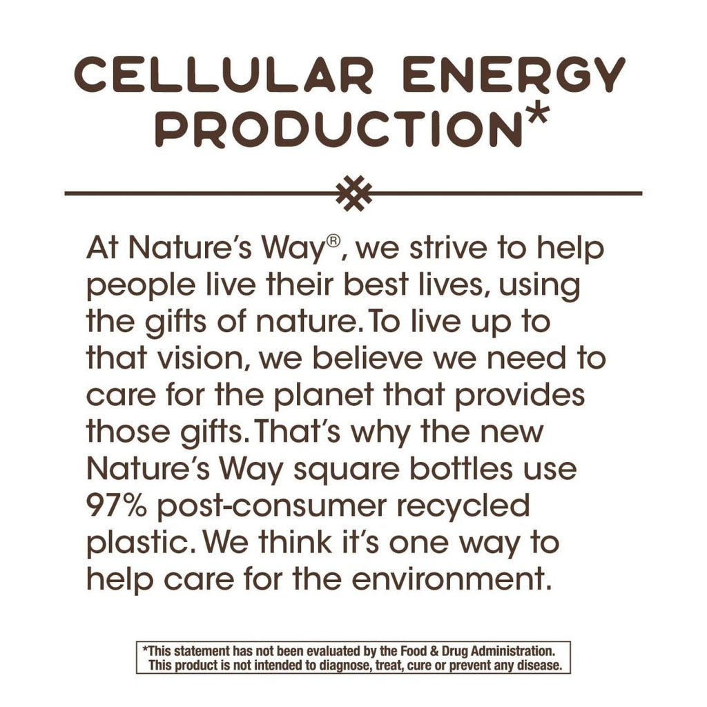 Nature's Way Riboflavin Vitamin B2 Supports Cellular Energy 30 Tablets
