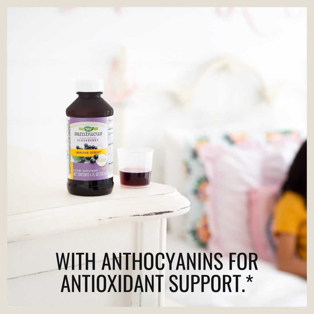 Nature's Way Sambucus Sirop Immunité Sureau pour Enfants - 120 ml