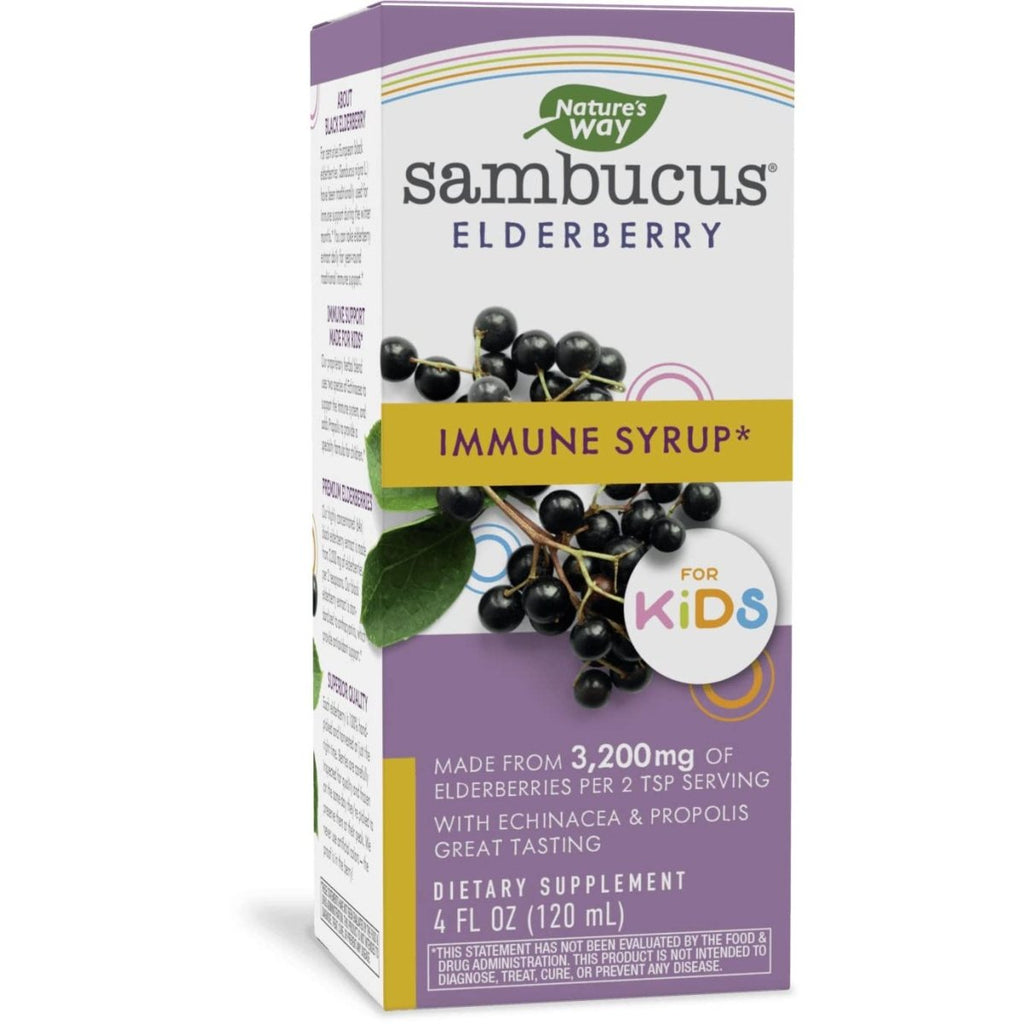 Nature's Way Sambucus Sirop Immunité Sureau pour Enfants - 120 ml