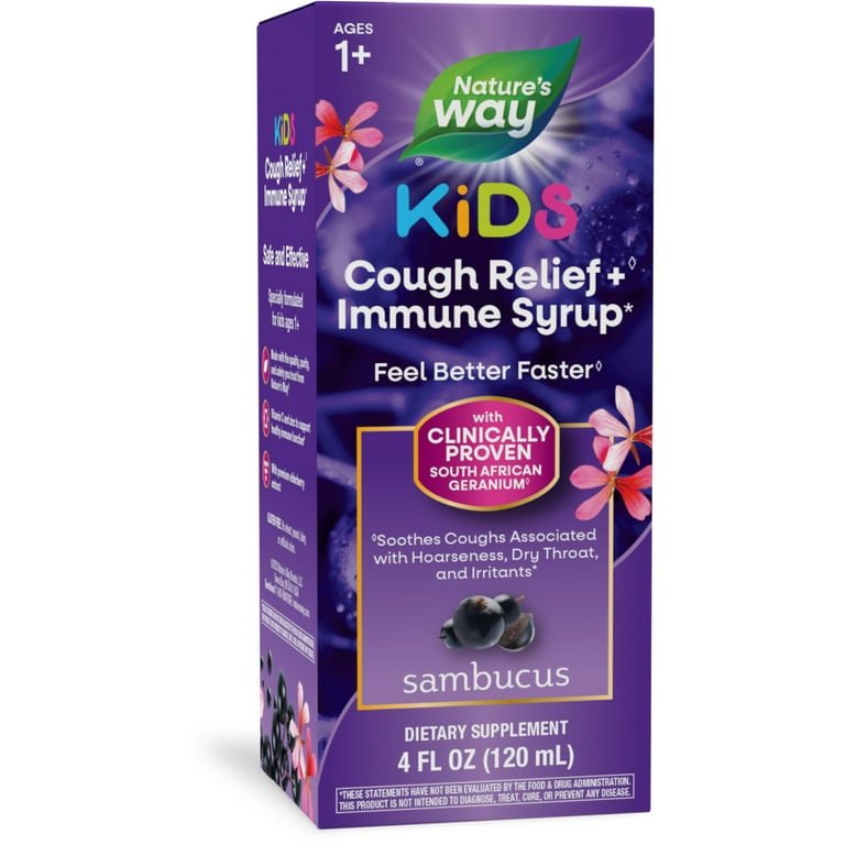 Nature's Way - Sirop Sambucus Soulagement Enfants - 4 fl. oz.