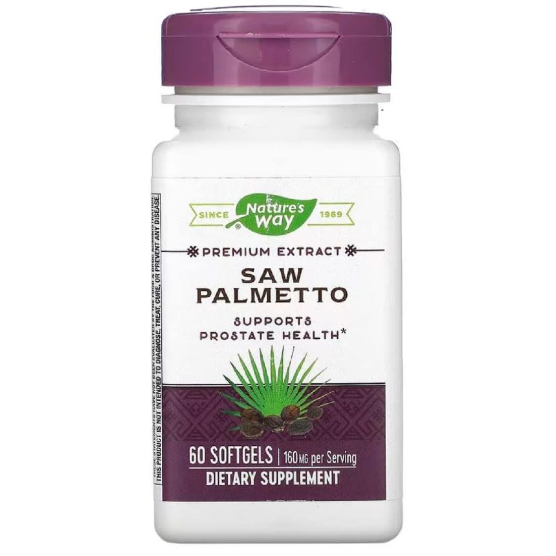 Nature'S Way Saw Palmetto Extract 60 Sgel