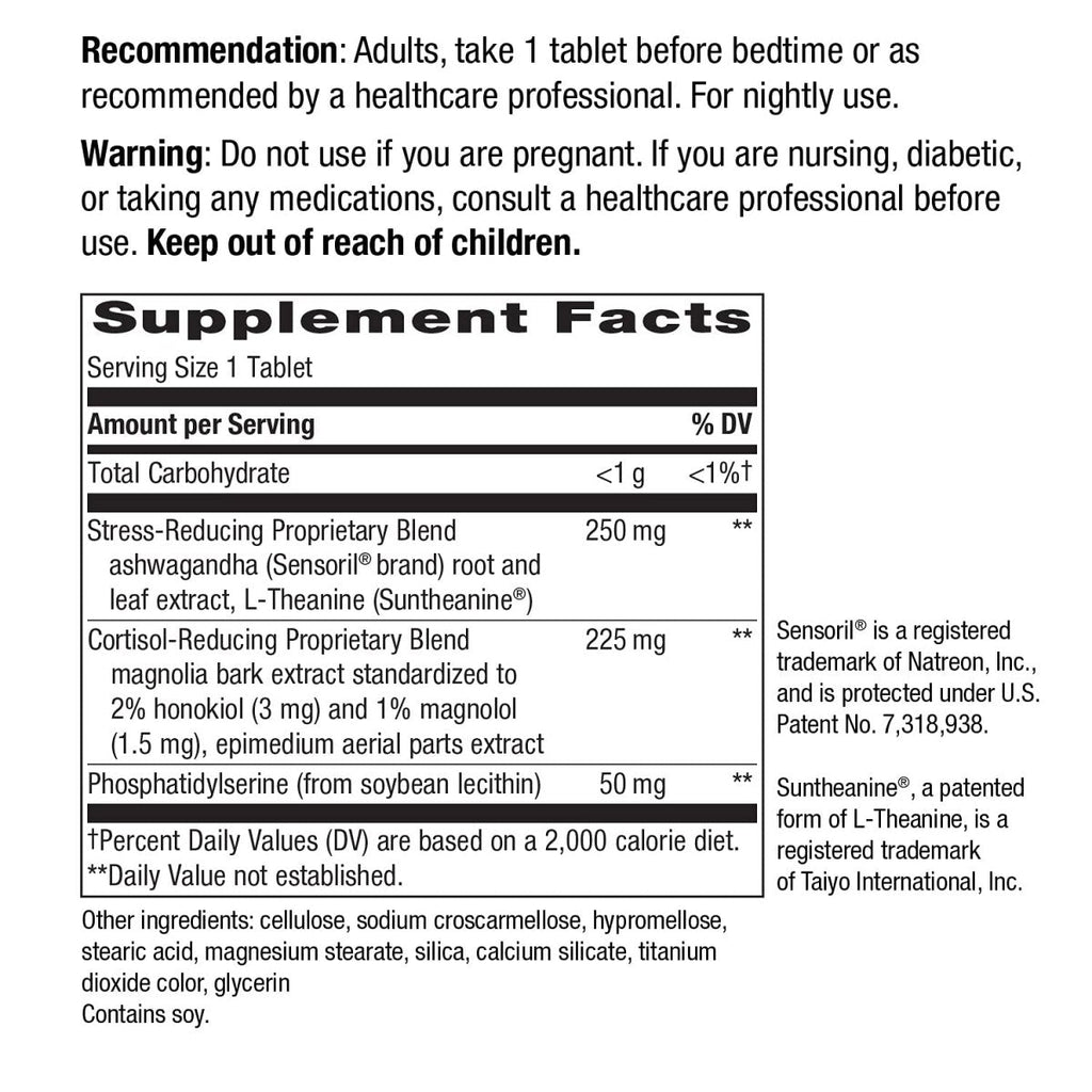 Nature's Way Sleep Tonight - Formule anti-stress - 28 comprimés