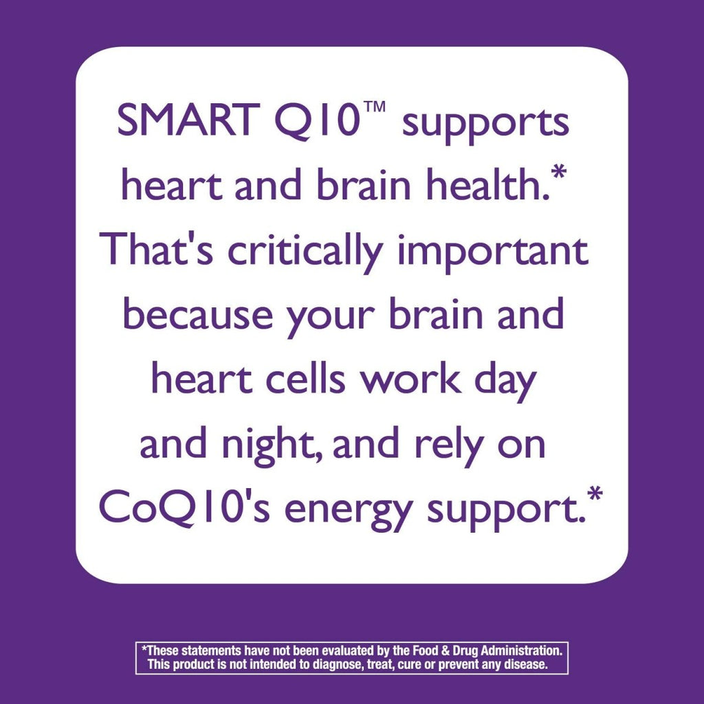 Nature's Way Smart Q10 CoQ10 Érable et Noix 30 Comprimés à Croquer