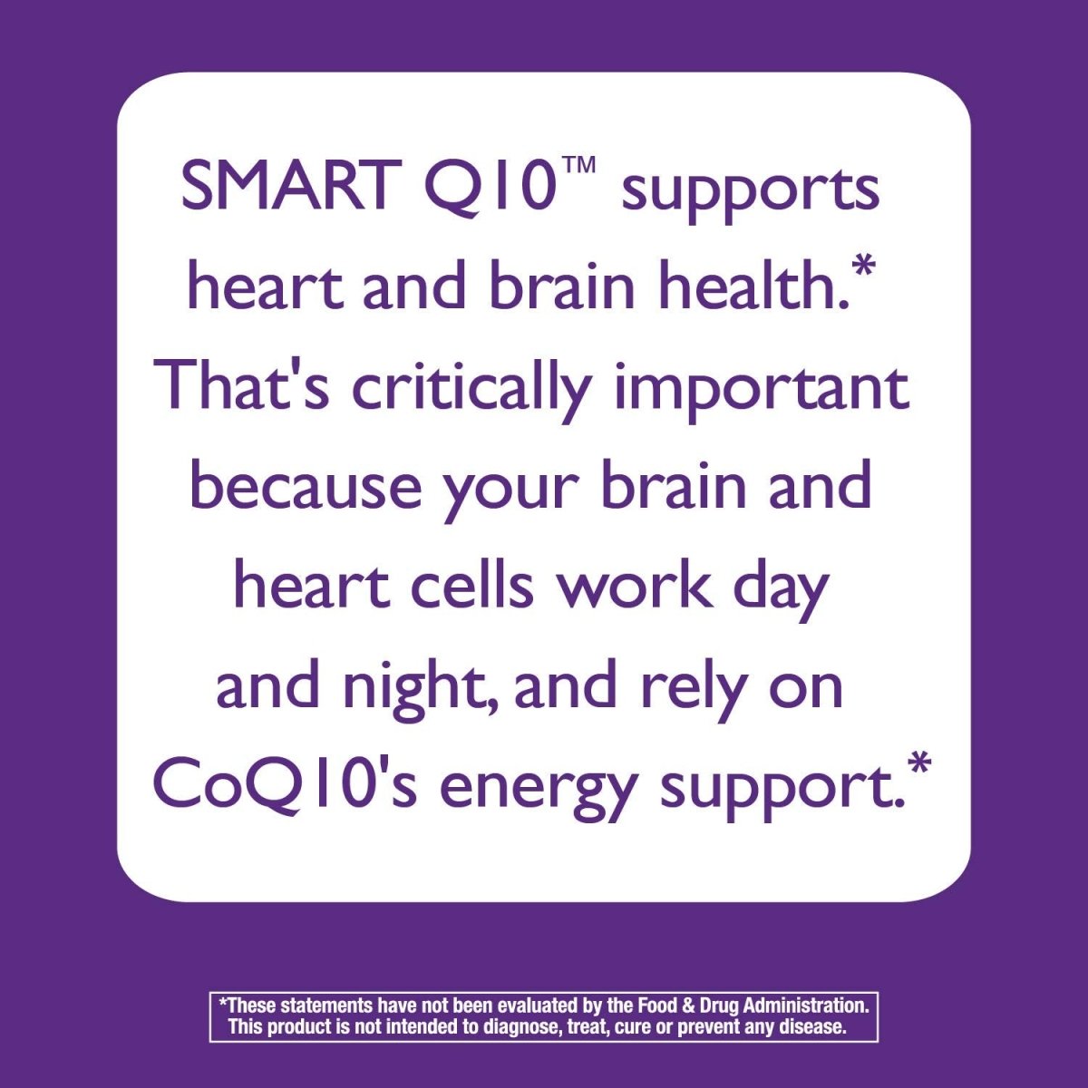 Nature's Way Smart Q10 CoQ10 Érable et Noix 30 Comprimés à Croquer