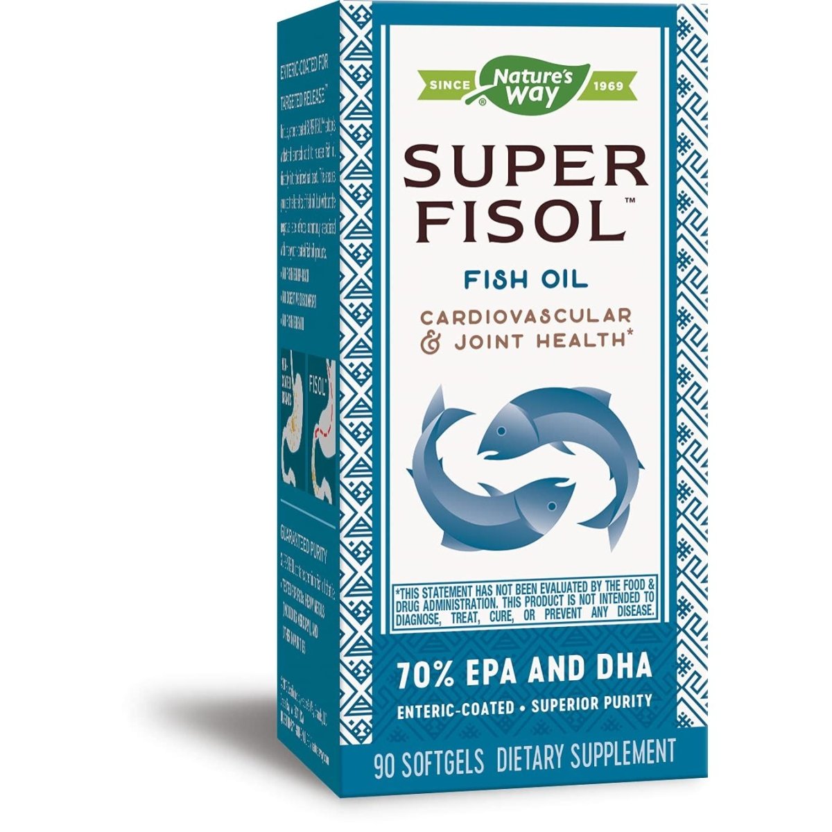 Nature's Way Super Fisol Fish Oil, Supports Heart and Joint Health, 90 Softgels