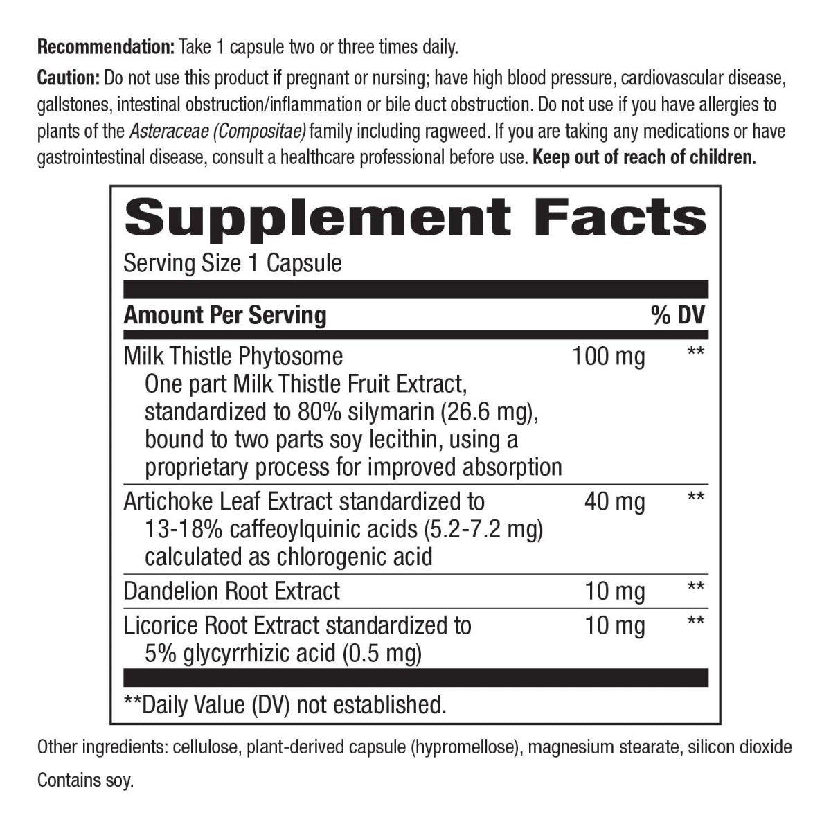 Nature's Way Super Milk Thistle 120 Vcaps
