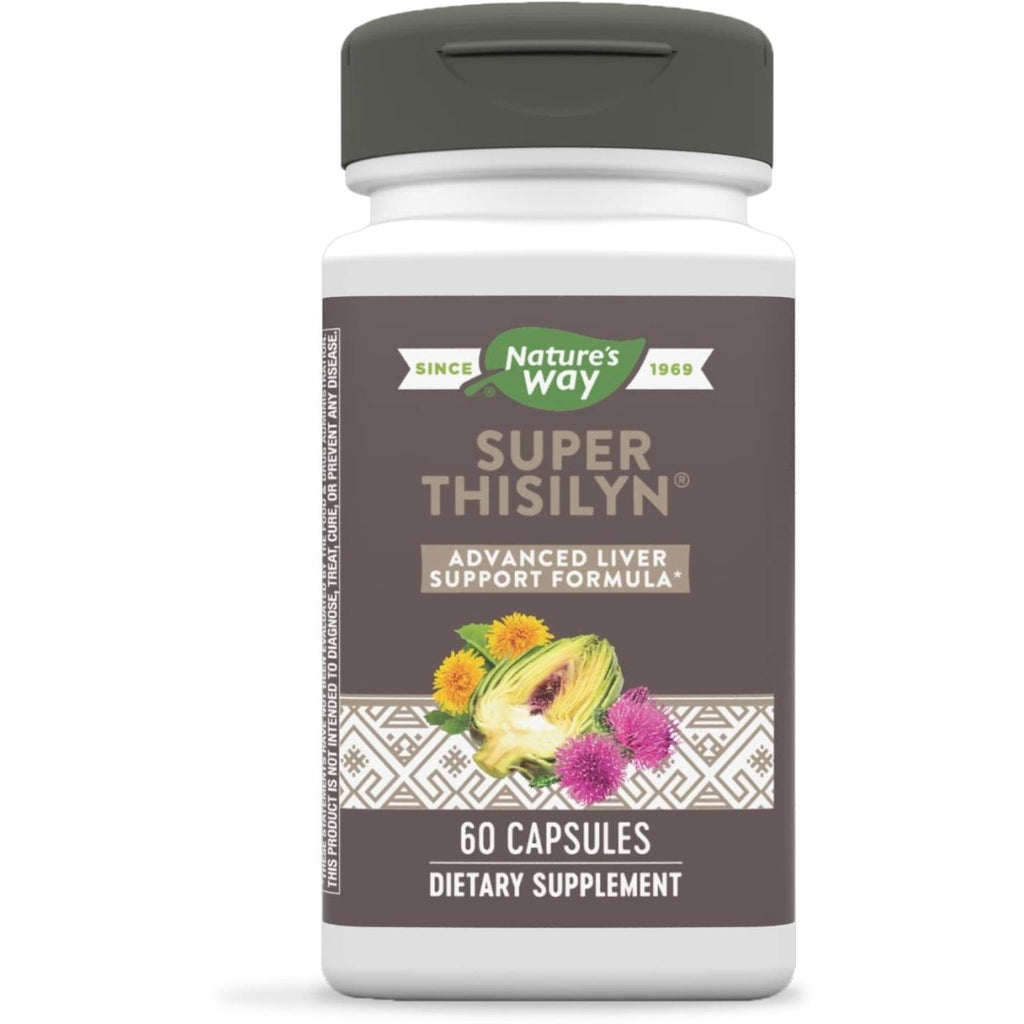 Nature's Way Super Thisilyn, formule avancée de soutien hépatique, soutien de la fonction hépatique, 60 capsules