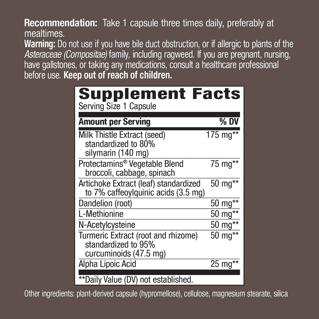 Nature's Way Super Thisilyn, formule avancée de soutien hépatique, soutien de la fonction hépatique, 60 capsules