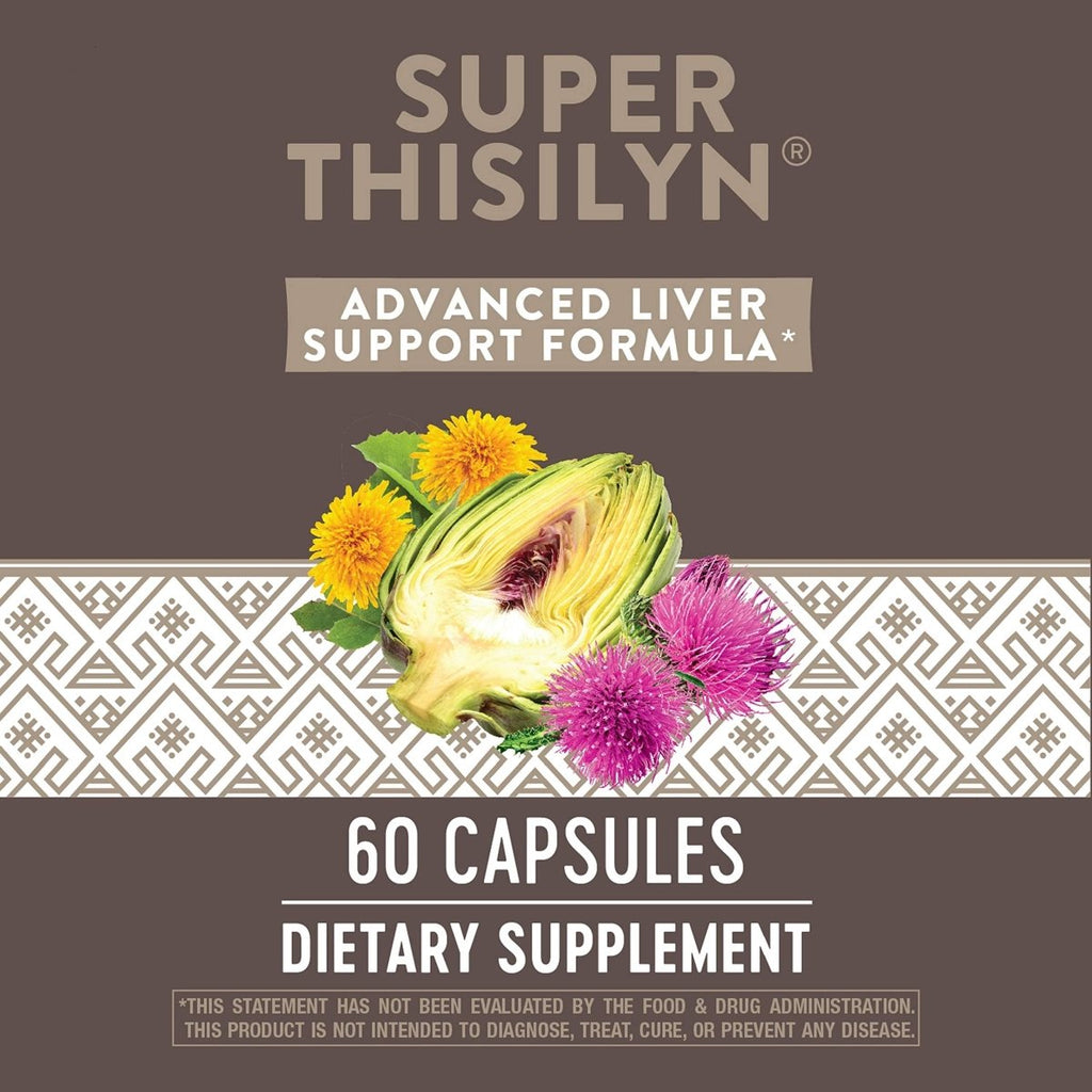 Nature's Way Super Thisilyn, formule avancée de soutien hépatique, soutien de la fonction hépatique, 60 capsules