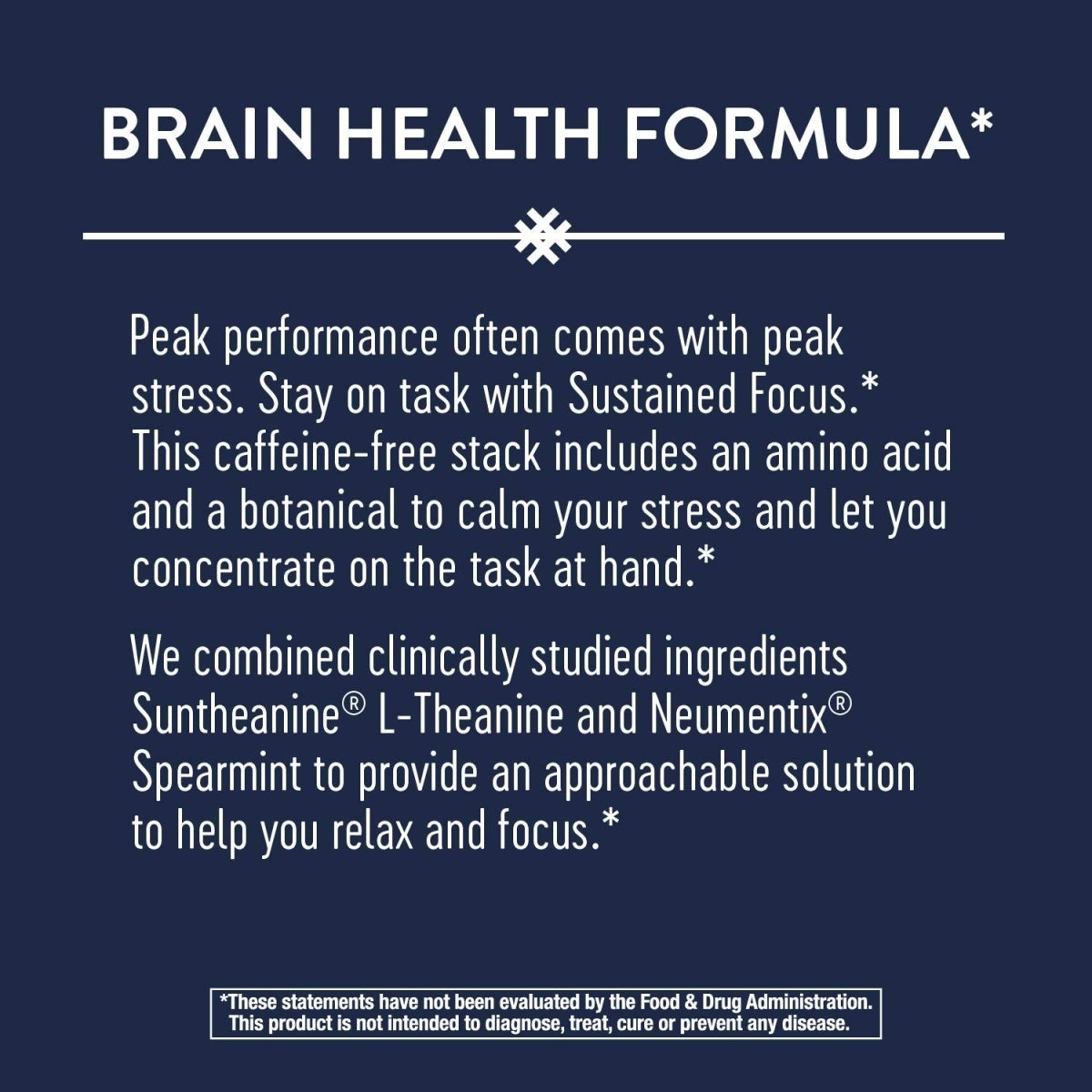 Nature's Way Sustained Focus, Improved Focus and Concentration, 60 Capsules