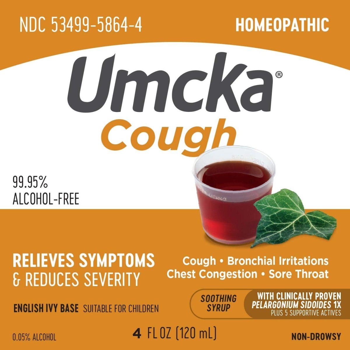 Nature's Way Umcka Sirop Toux Soulagement Maximum, 4 oz