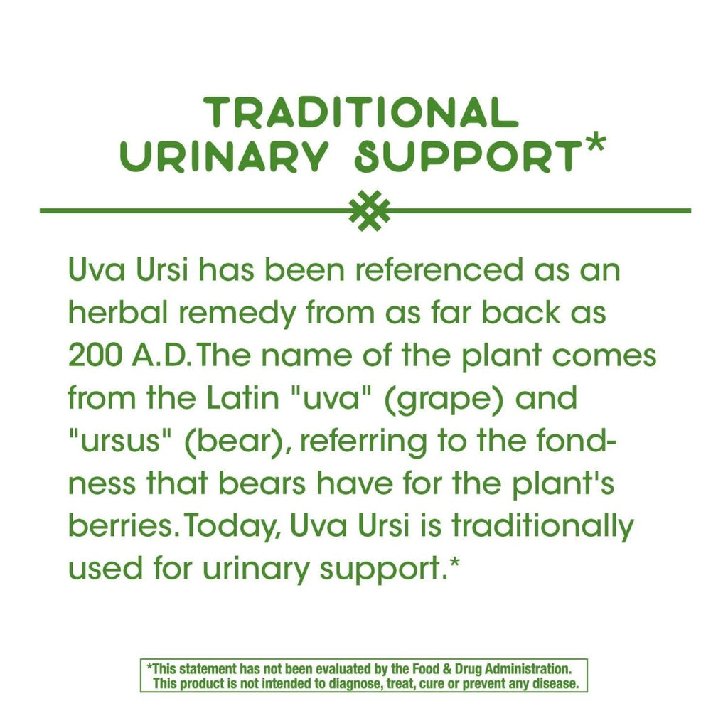 Nature's Way Uva Ursi 1440 mg 100 Capsules (Pack of 6)