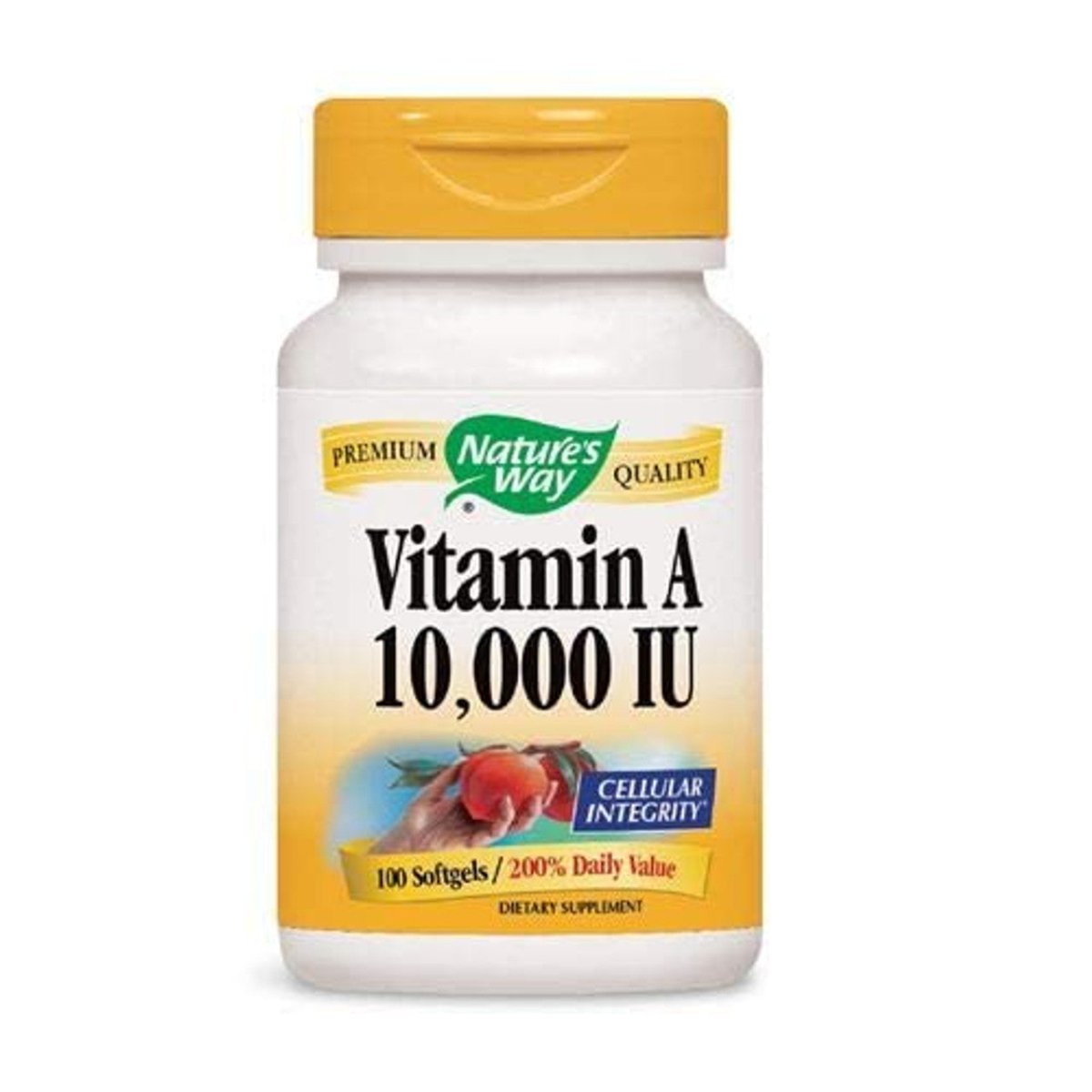 Nature's Way Vitamine A 10 000 UI 100 Gélules