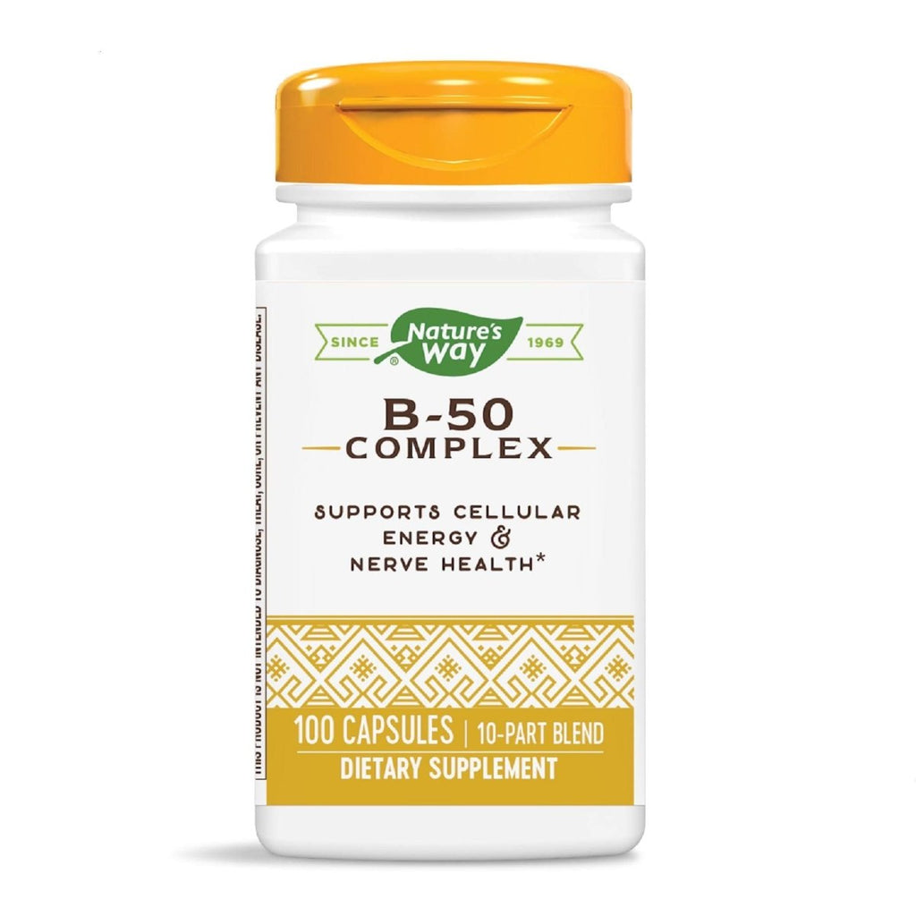 Nature's Way Complexe Vitamine B-50 Gélules - Vitamine B Complète