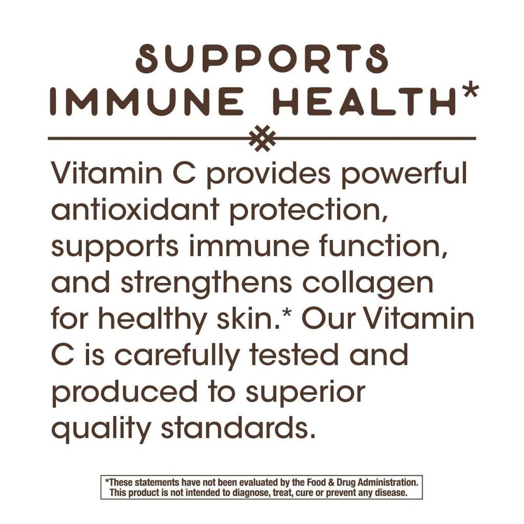Nature's Way Vitamine C 500 mg avec Bioflavonoïdes; 1000 mg de Vitamine C par portion; 250 Gélules