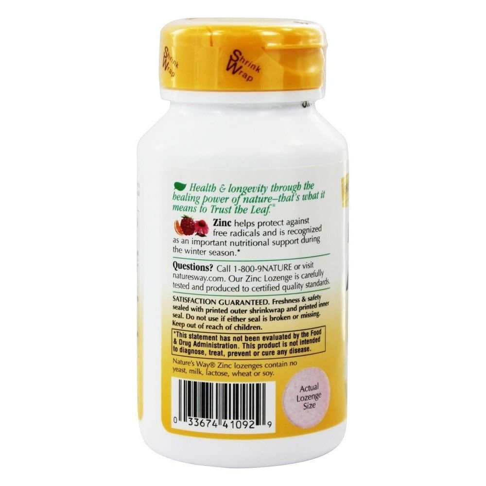 Pastilles de zinc Nature's Way 60