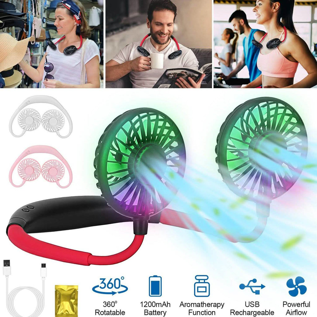 Ventilateur de cou mains libres portable