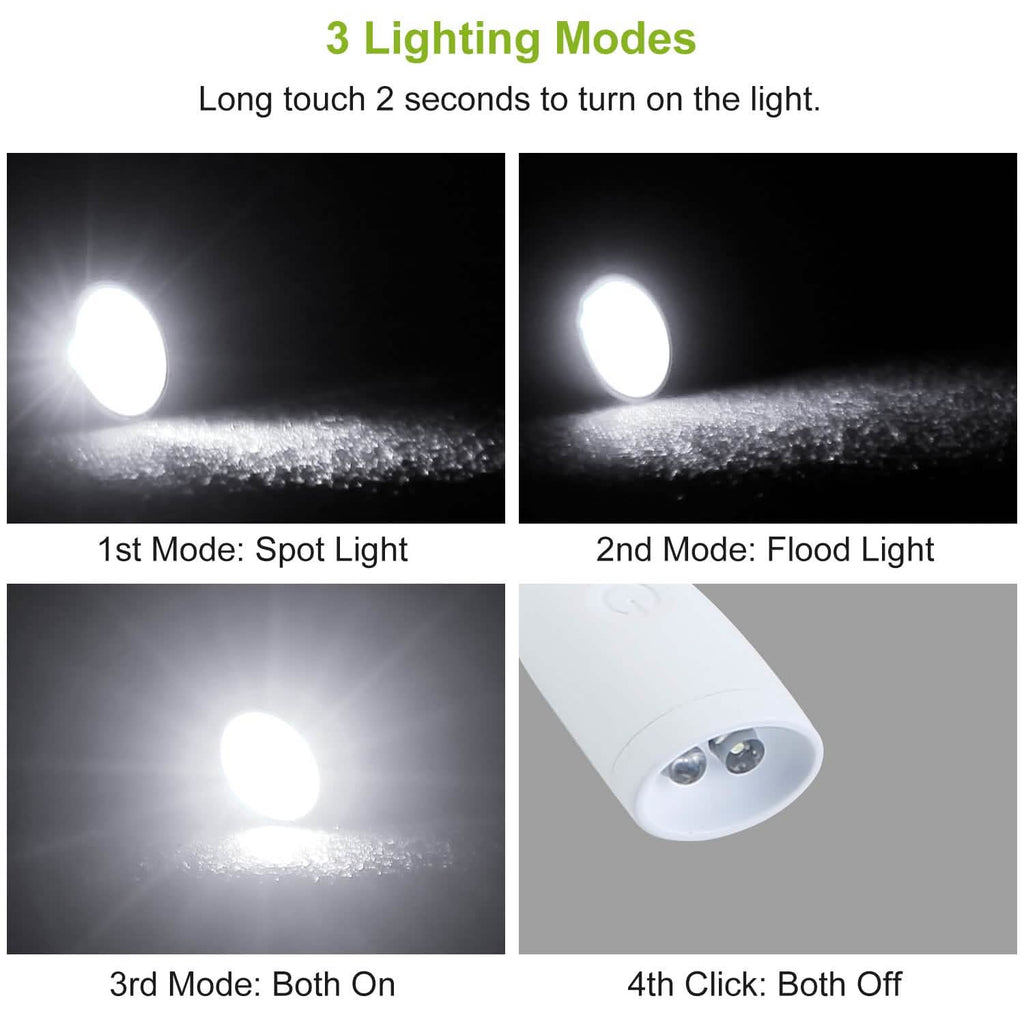 Lampe de lecture à poser au cou rechargeable pour livre ou lit