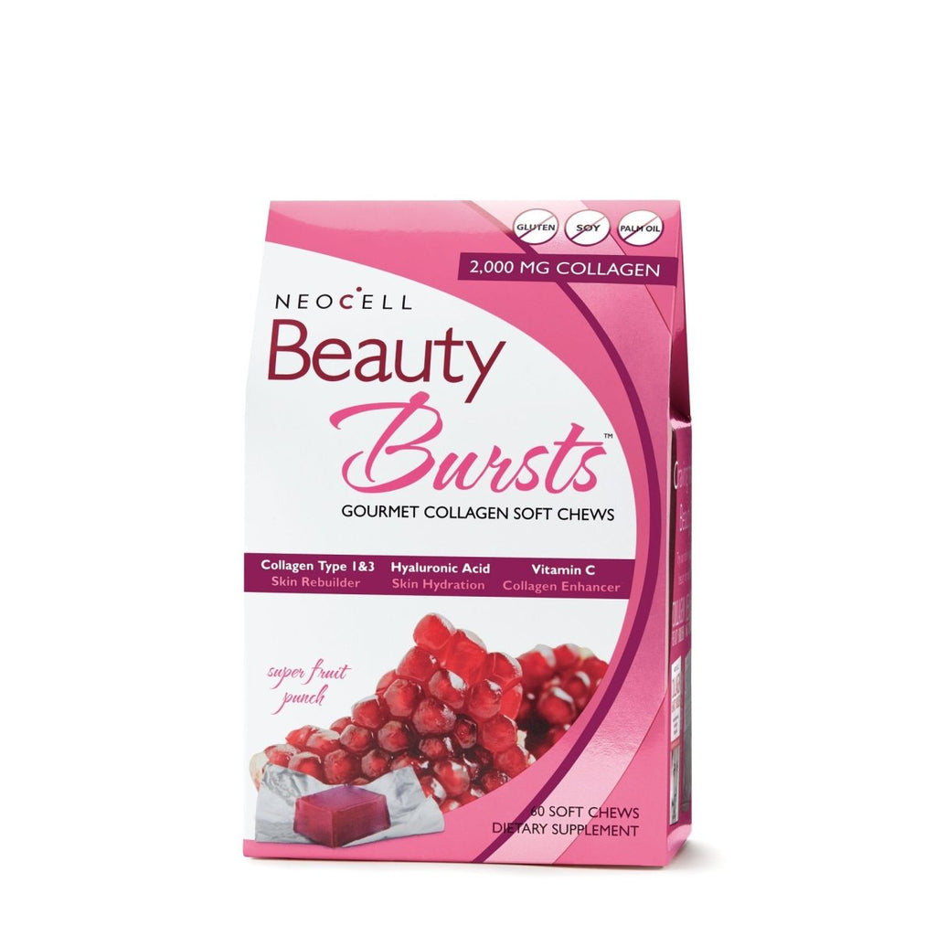 NEOCELL Burst Beauté Punch aux fruits Chews Collagène, 2000 mg, 60 unités