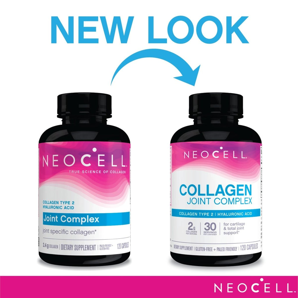 NeoCell Complexe Articulations avec Collagène Type 2 et Acide Hyaluronique - 120 Gélules