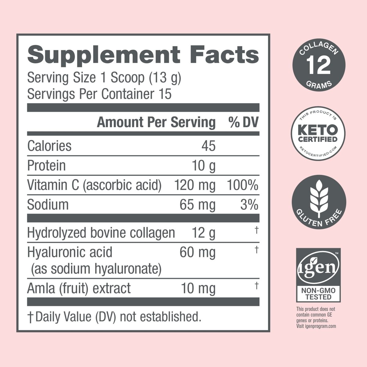 NeoCell Super Collagen Plus avec vitamine C et acide hyaluronique, pour l'hydratation de la peau et le soutien d'une peau, de cheveux et d'ongles sains, sans saveur, poudre de collagène, 195 g, 1 boîte