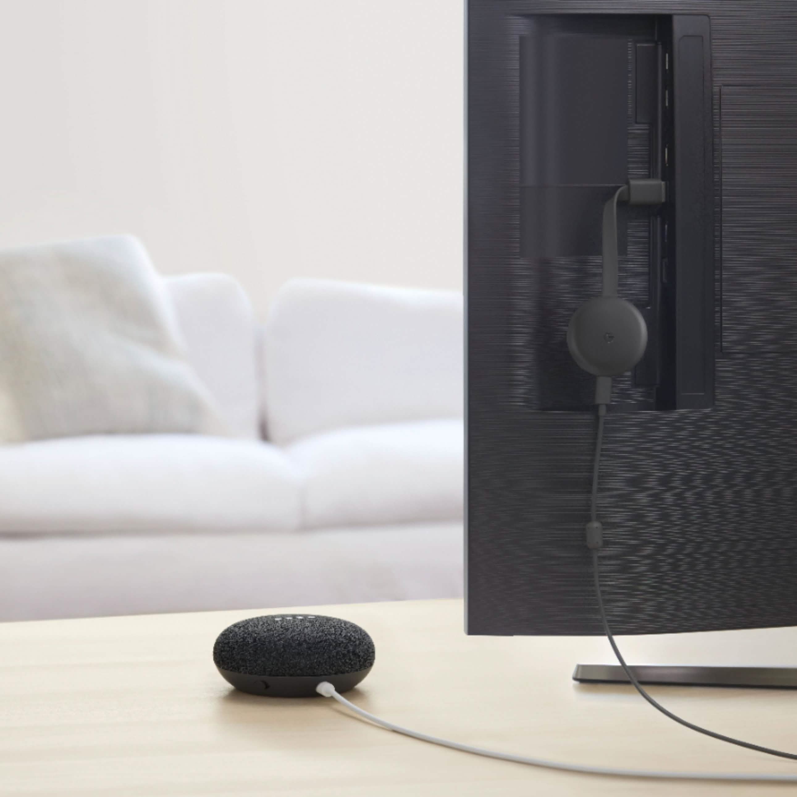 Enceinte connectée Google Nest Mini 2e génération avec Google Assistant