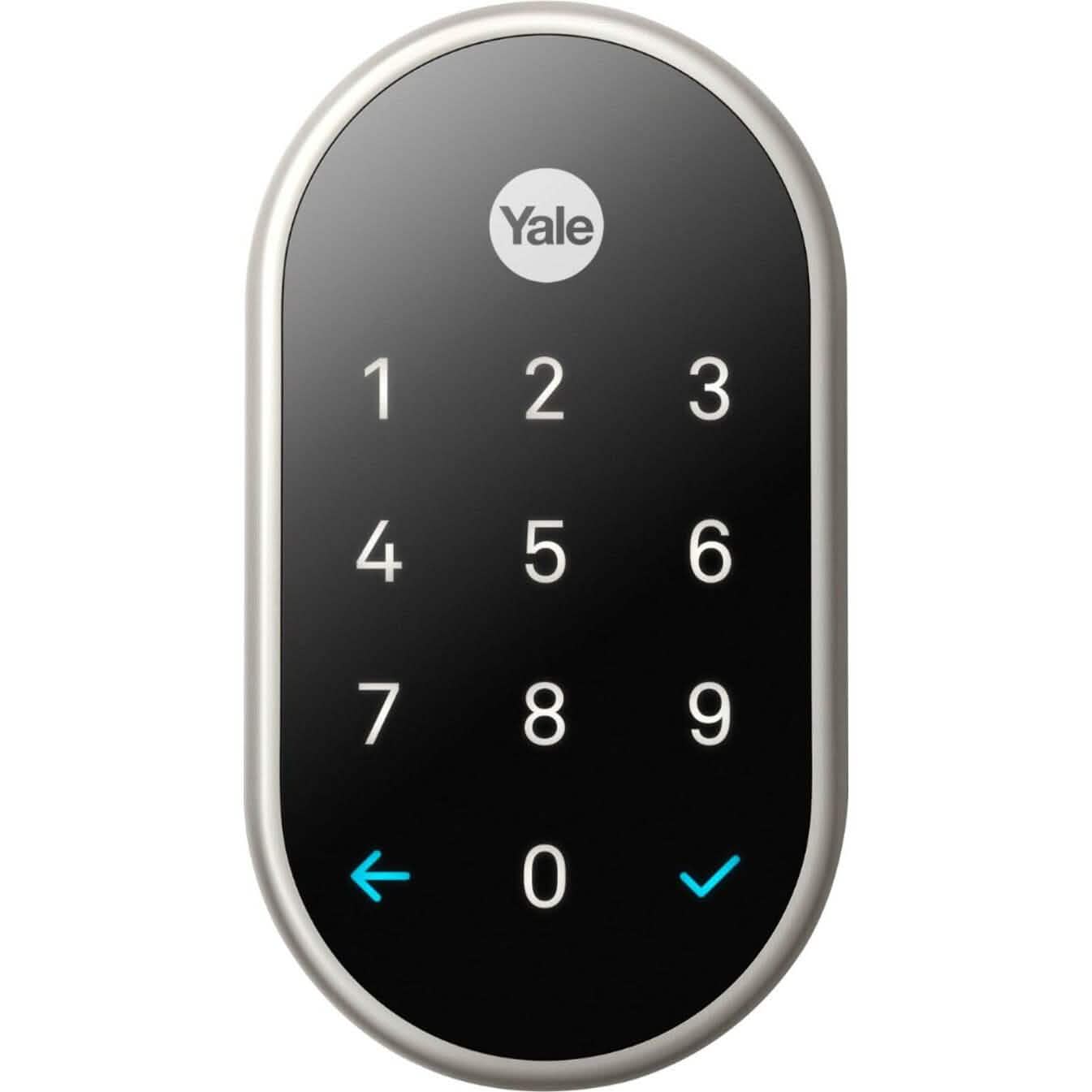 Nest x Yale - Serrure intelligente Wi-Fi avec remplacement de pêne dormant (reconditionnée)
