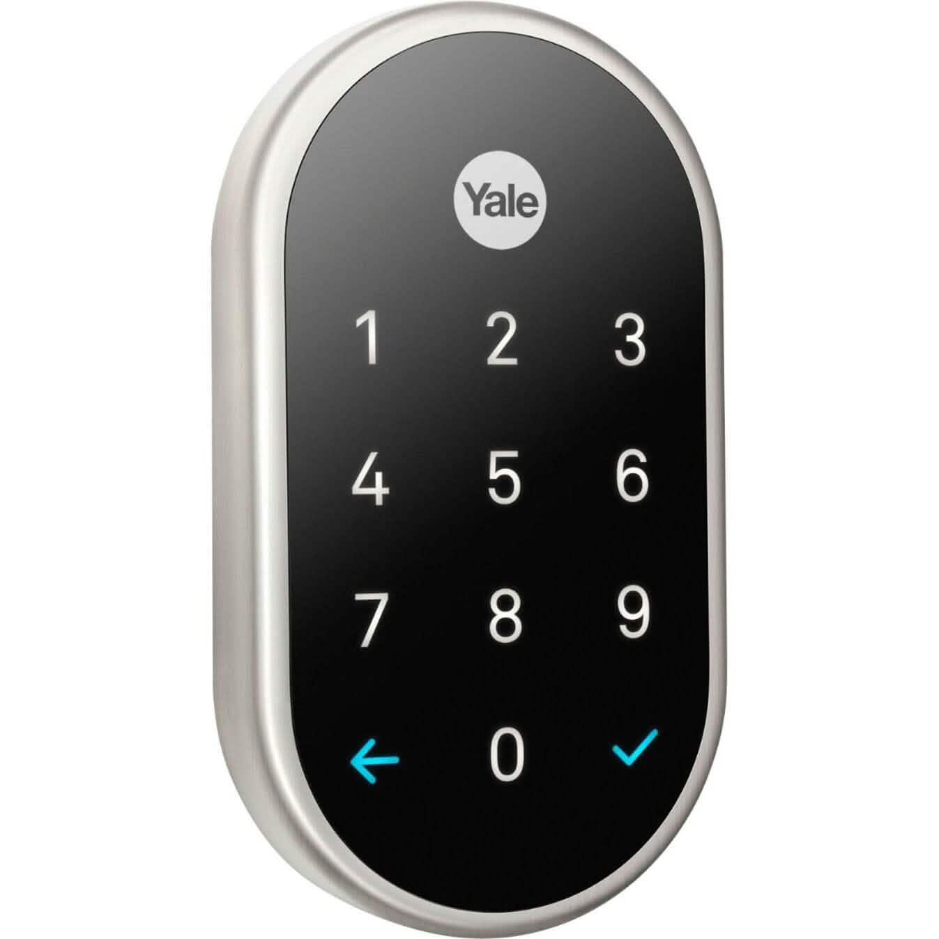 Nest x Yale - Serrure intelligente Wi-Fi avec remplacement de pêne dormant (reconditionnée)