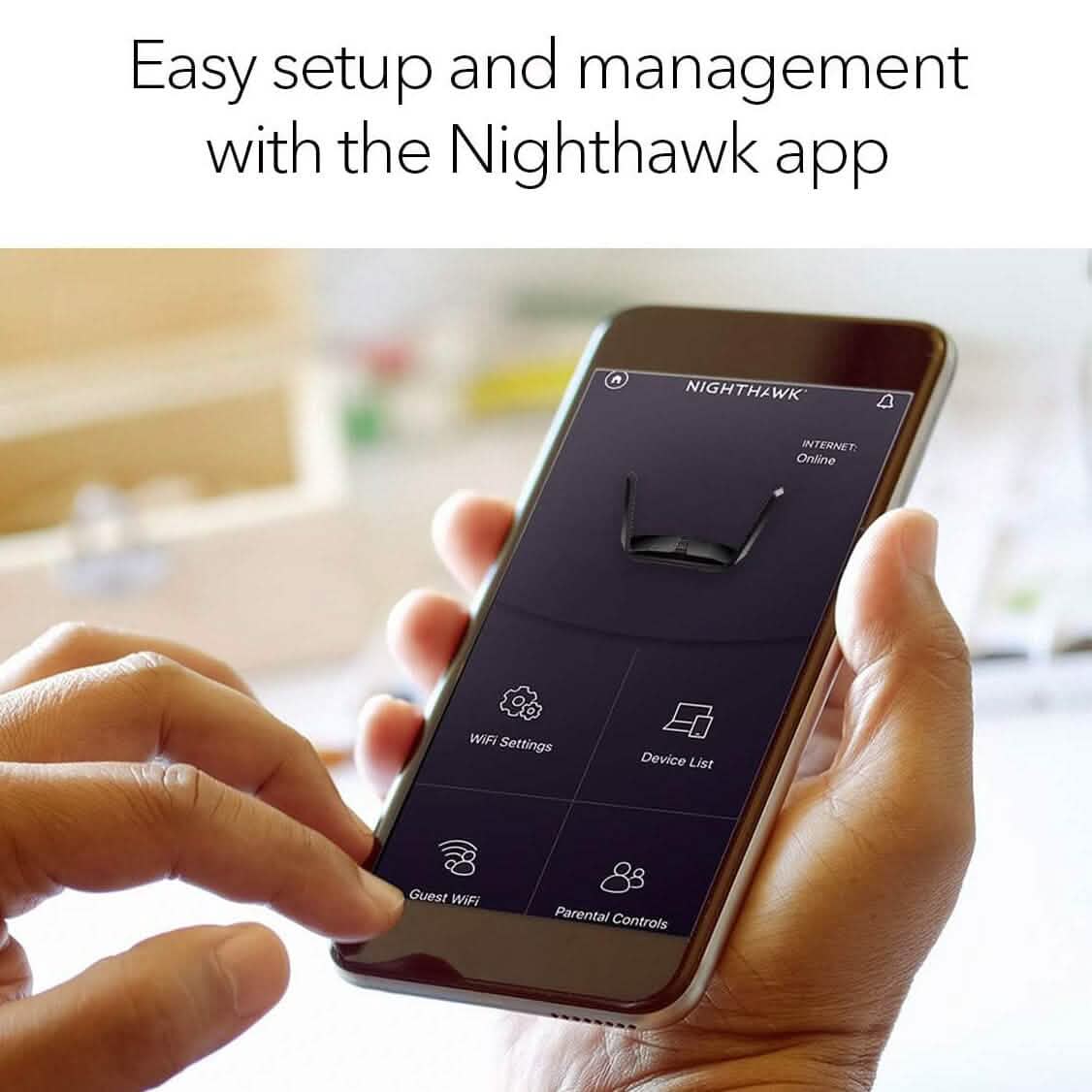 Routeur Gigabit bibande 12 flux Netgear Nighthawk WiFi 6 (RAX120) AX6000 (reconditionné)