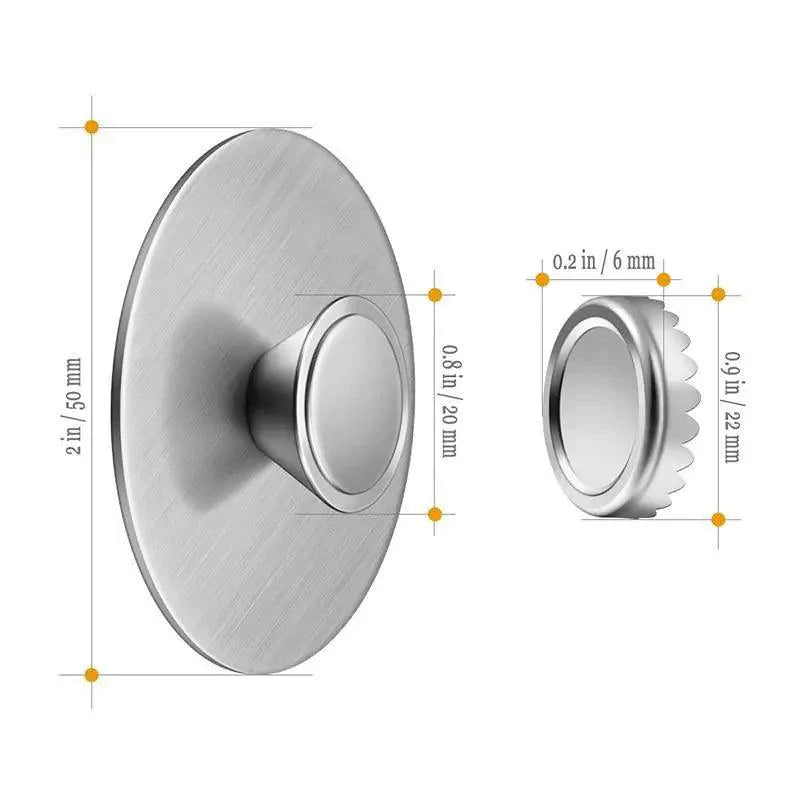 Nouveau 1PC Porte-savon magnétique sans outil antirouille Support d'éponge Porte-plat Porte-savon pour salle de bain lavabo maison Porte-savon fortement magnétique Porte-savon antirouille en acier inoxydable pour salle de bain et cuisine
