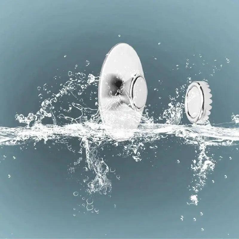 Nouveau 1PC Porte-savon magnétique sans outil antirouille Support d'éponge Porte-plat Porte-savon pour salle de bain lavabo maison Porte-savon fortement magnétique Porte-savon antirouille en acier inoxydable pour salle de bain et cuisine