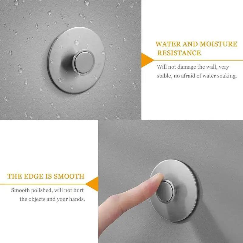 Nouveau 1PC Porte-savon magnétique sans outil antirouille Support d'éponge Porte-plat Porte-savon pour salle de bain lavabo maison Porte-savon fortement magnétique Porte-savon antirouille en acier inoxydable pour salle de bain et cuisine